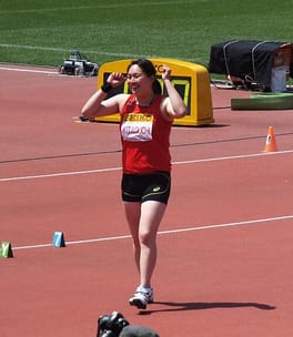 北口榛花（スポーツ選手・陸上競技選手）の写真