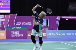 奇東柱（バドミントン選手）の写真