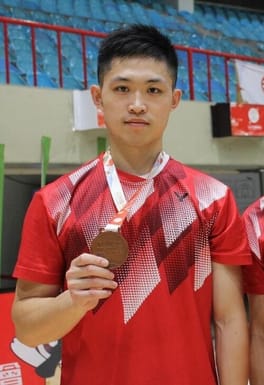 盧明哲（バドミントン選手）の写真