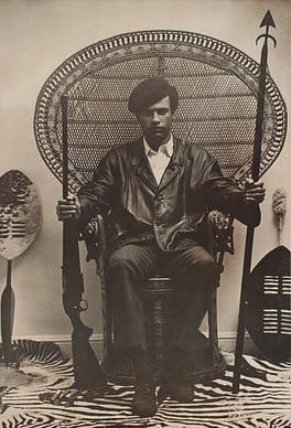 Photo of Huey P. Newton
