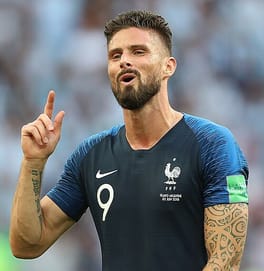 オリヴィエ・ジルー（サッカー選手）の写真