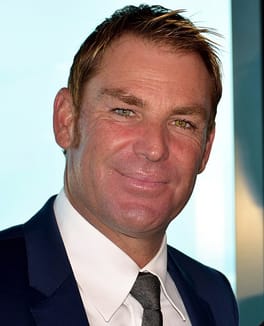 シェーン・ウォーン（クリケット選手・ポーカー選手）の写真