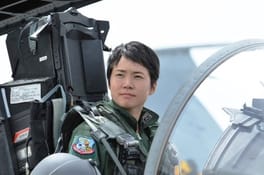 松島美紗（航空自衛官・戦闘機パイロット）の写真