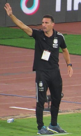 リオネル・スカローニ（サッカー選手・サッカー指導者）の写真