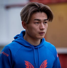 上田綺世（サッカー選手）の写真