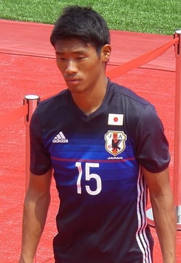 守田英正（サッカー選手）の写真