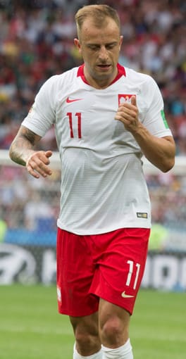 カミル・グロシツキ（サッカー選手）の写真