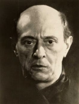 Photo of Arnold Schoenberg