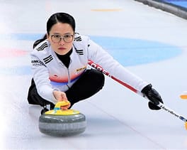 金恩貞（カーリング選手）の写真